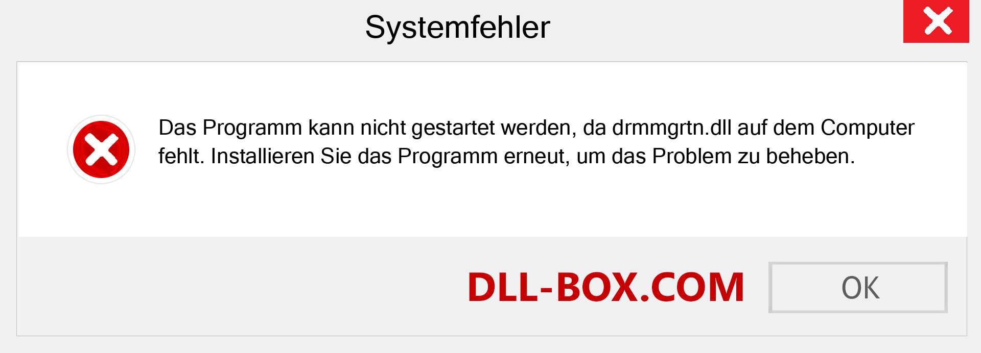 drmmgrtn.dll-Datei fehlt?. Download für Windows 7, 8, 10 - Fix drmmgrtn dll Missing Error unter Windows, Fotos, Bildern