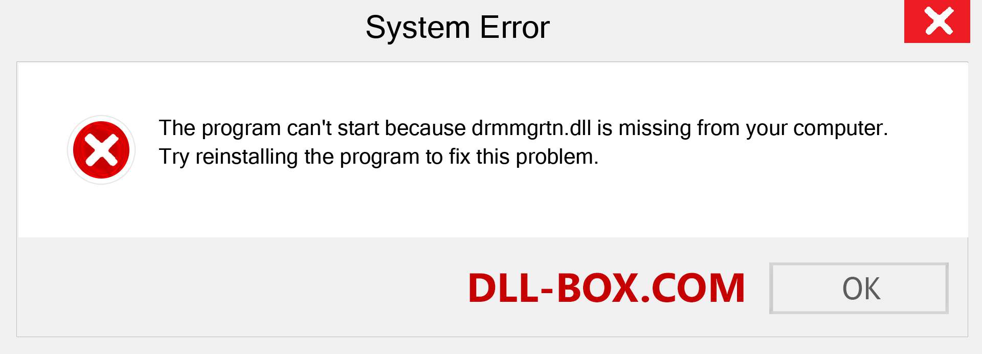  drmmgrtn.dll file is missing?. Download for Windows 7, 8, 10 - Fix  drmmgrtn dll Missing Error on Windows, photos, images